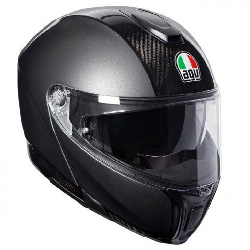 Картинка Шлем  AGV  SPORTMODULAR CARBON/DARK GREY от магазина Seller — готовый магазин одежды