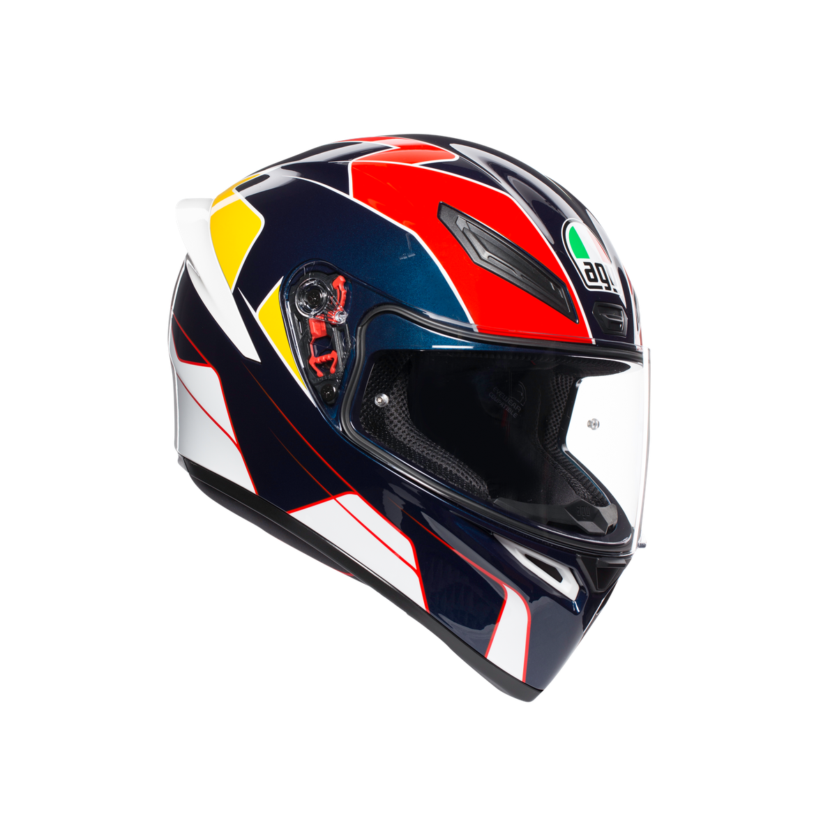 Картинка Шлем  AGV  K1 PITLANE BLUE/RED/YELLOW от магазина Seller — готовый магазин одежды