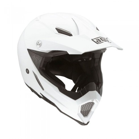 Картинка Шлем  AGV  AX-8 EVO WHITE/STRIPES от магазина Seller — готовый магазин одежды