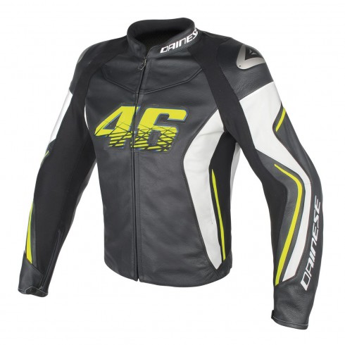 Картинка Кожаная куртка DAINESE VR46 D2 LEATHER JACKET от магазина Seller — готовый магазин одежды
