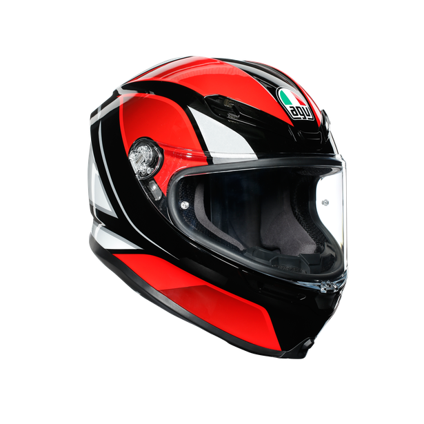 Картинка Шлем  AGV  K6 HYPHEN BLACK/RED/WHITE от магазина Seller — готовый магазин одежды