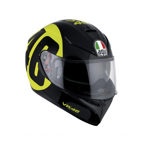 Картинка Шлем  AGV  K-3 SV BOLLO 46 BLACK/YELLOW от магазина Seller — готовый магазин одежды