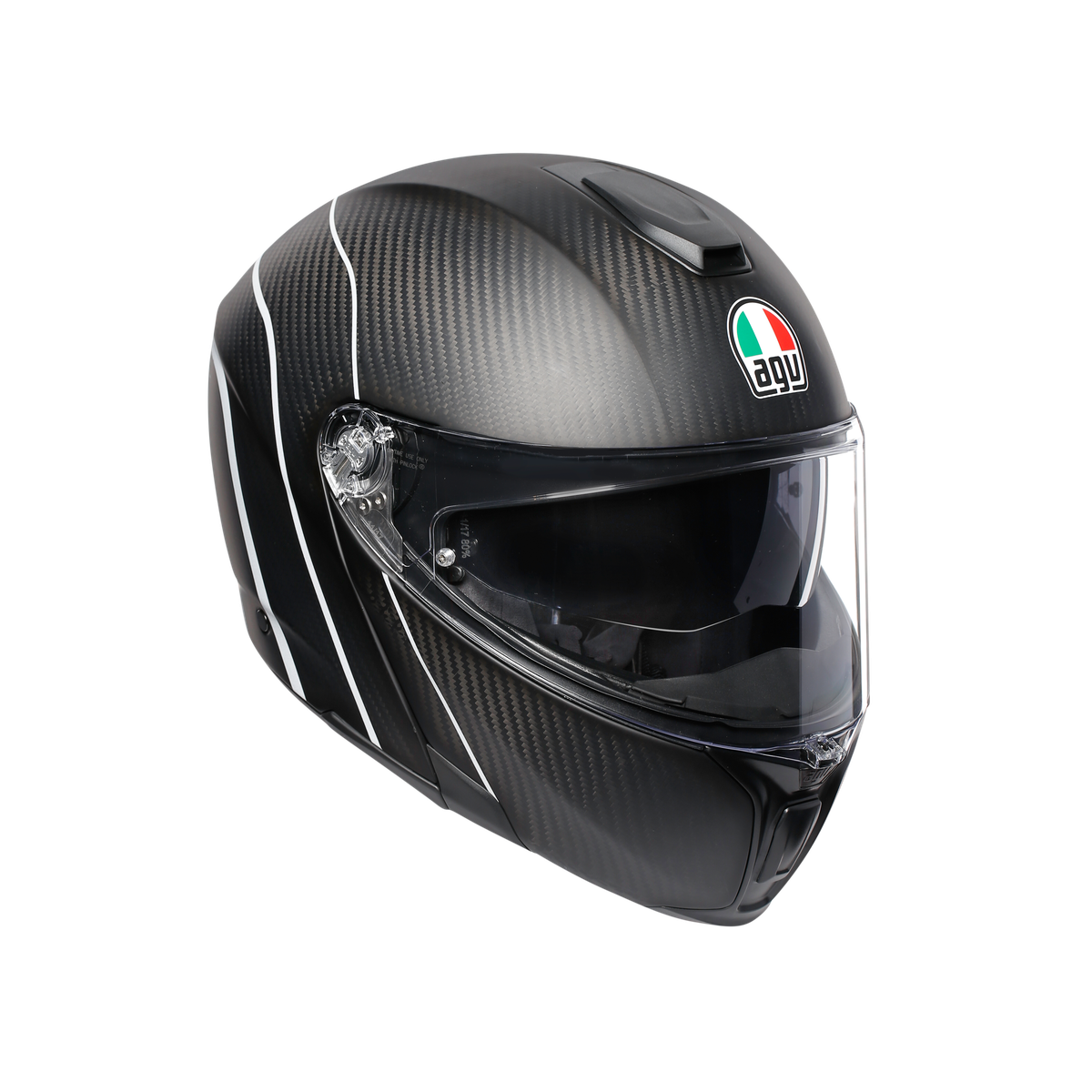 Картинка Шлем  AGV  SPORTMODULAR REFRACTIVE CARBON/SILVER от магазина Seller — готовый магазин одежды