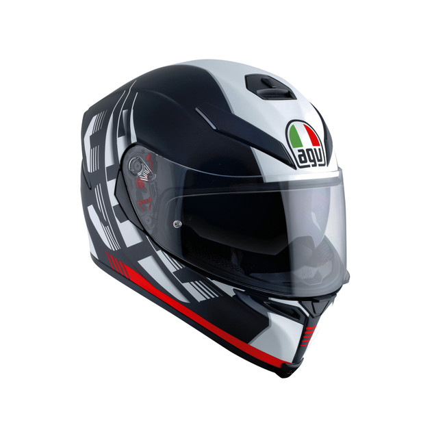 Картинка Шлем  AGV  K5 S DARKSTORM MATT BLACK/RED от магазина Seller — готовый магазин одежды
