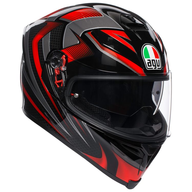 Картинка Шлем  AGV  K-5 S HURRICANE 2.0 BLACK/RED от магазина Seller — готовый магазин одежды