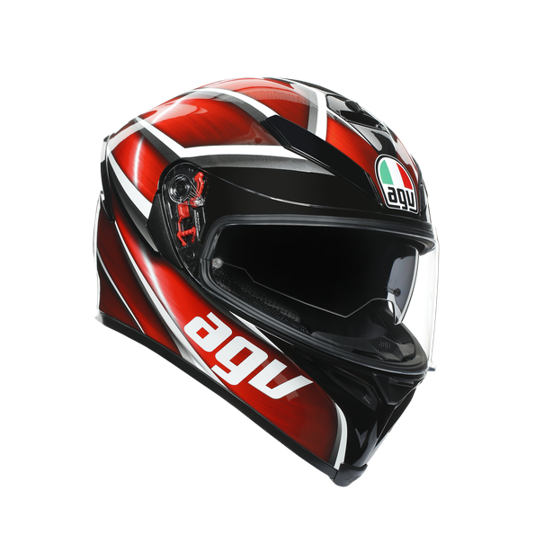 Картинка Шлем  AGV  K5 S TEMPEST BLACK/RED от магазина Seller — готовый магазин одежды