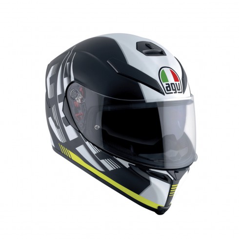 Картинка Шлем  AGV  K-5 S DARKSTORM MATT BLACK/YELLOW от магазина Seller — готовый магазин одежды